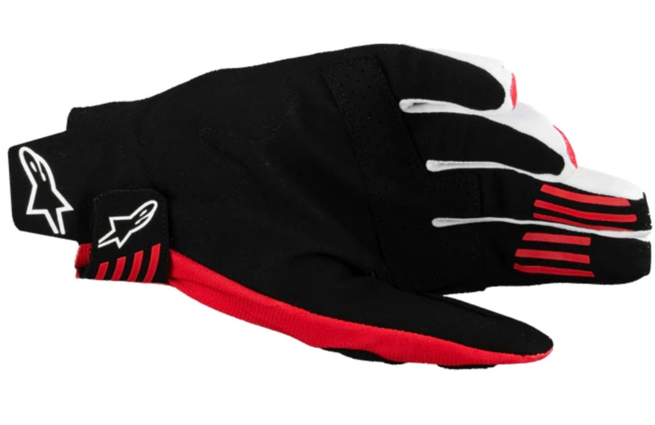 Alpinestars Black And Red Mx25 Techstar Gloves