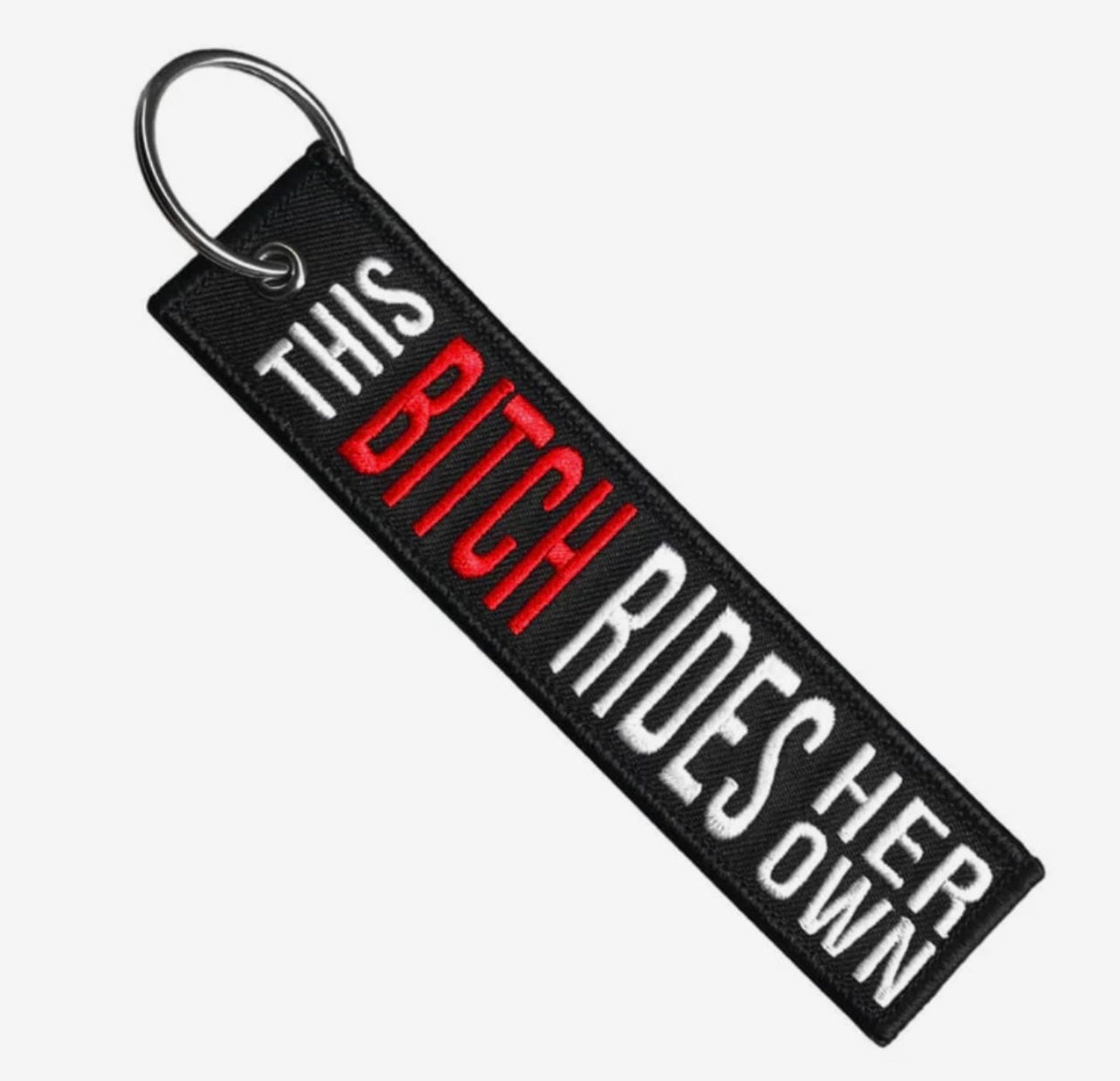 Black Red Keychain