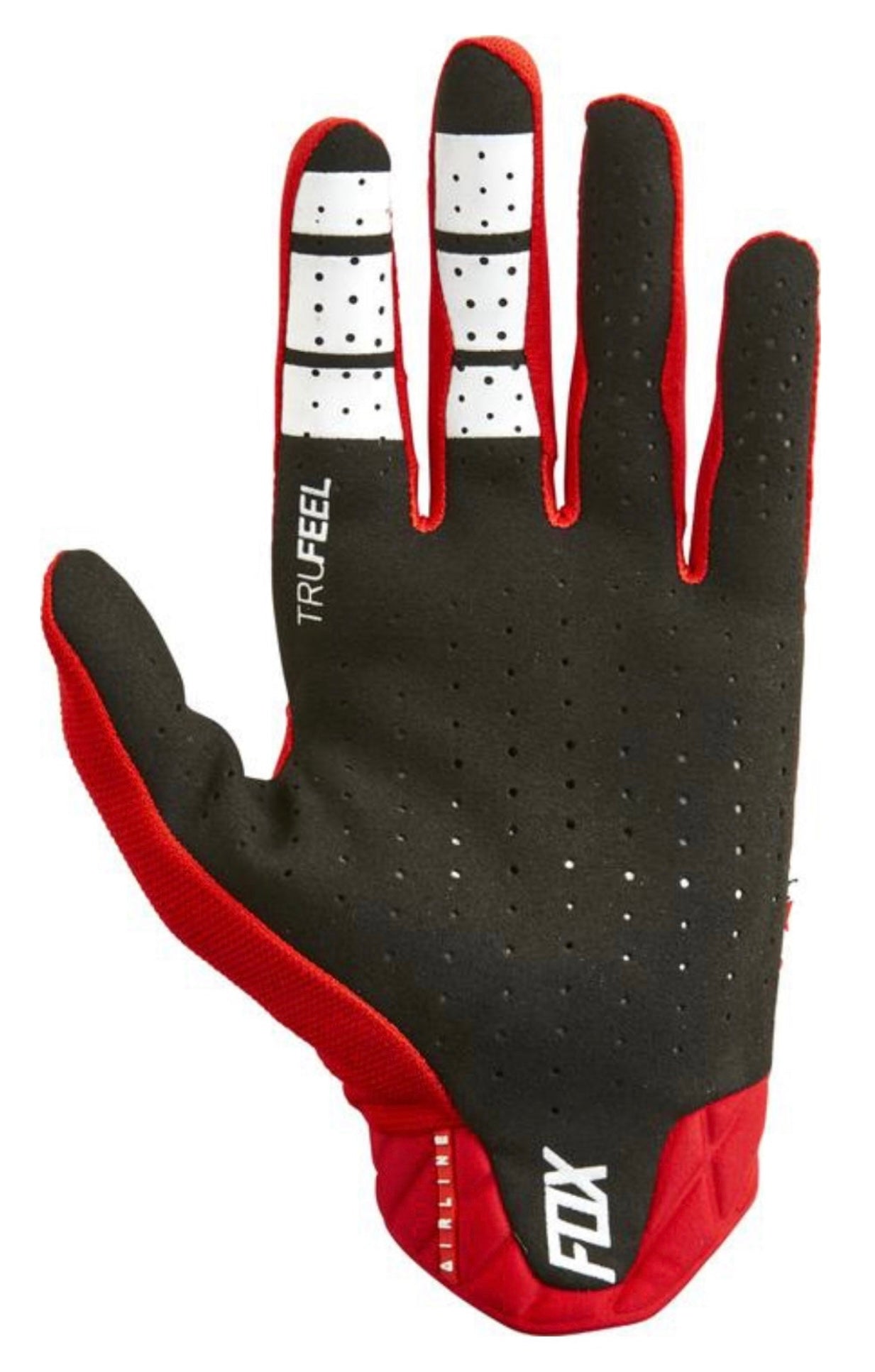 Fluro Red Fox Mx Airline Gloves