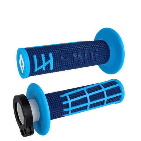 Blue ODI Emig V2 Lock On Grips