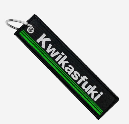 Black Green Keychain